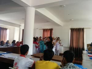 Group singing class, SSE Guru Training 