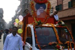 Decorated chariot of Bhagvan     