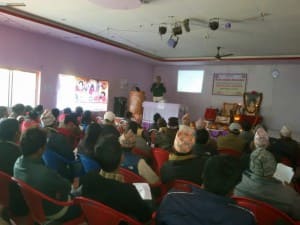 Presentation by ISSEN faculty during the EHV training in Western Nepal
